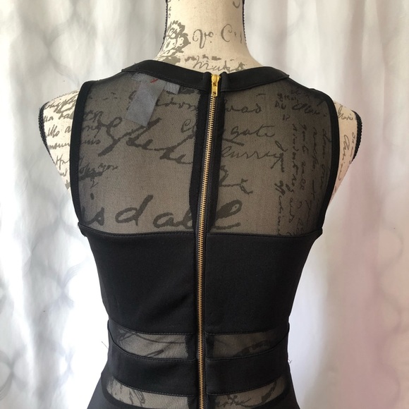 Miley + Molly Women’s Dress Medium Black/Gold - Picture 5 of 6